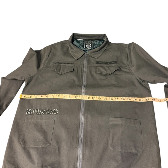 Primitive X Demon Slayer Charcoal Utility Jacket. Tanjiro Jacket. Size Medium. - Picture 11 of 15